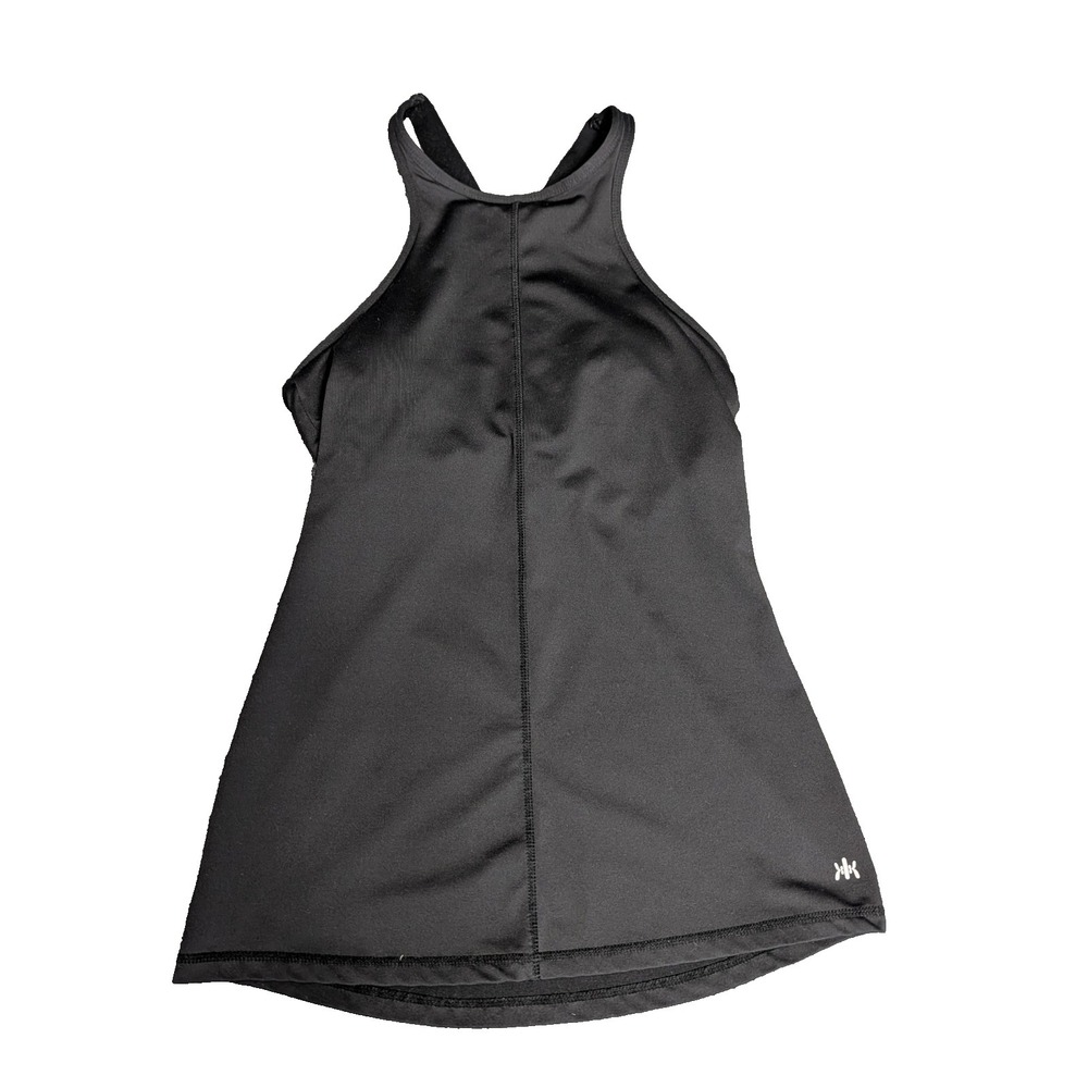 Kyodan Tank Top Womens S Black High Neck Padded Shelf Bra Activewear Gym